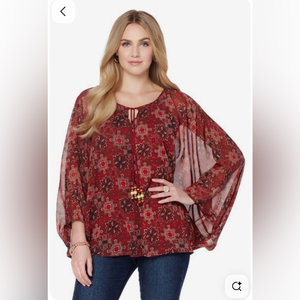 🕕 Lyric Culture | Janis Joplin | Festival Hippie Retro Boho Poncho | NWOT | M 🙅🏼
